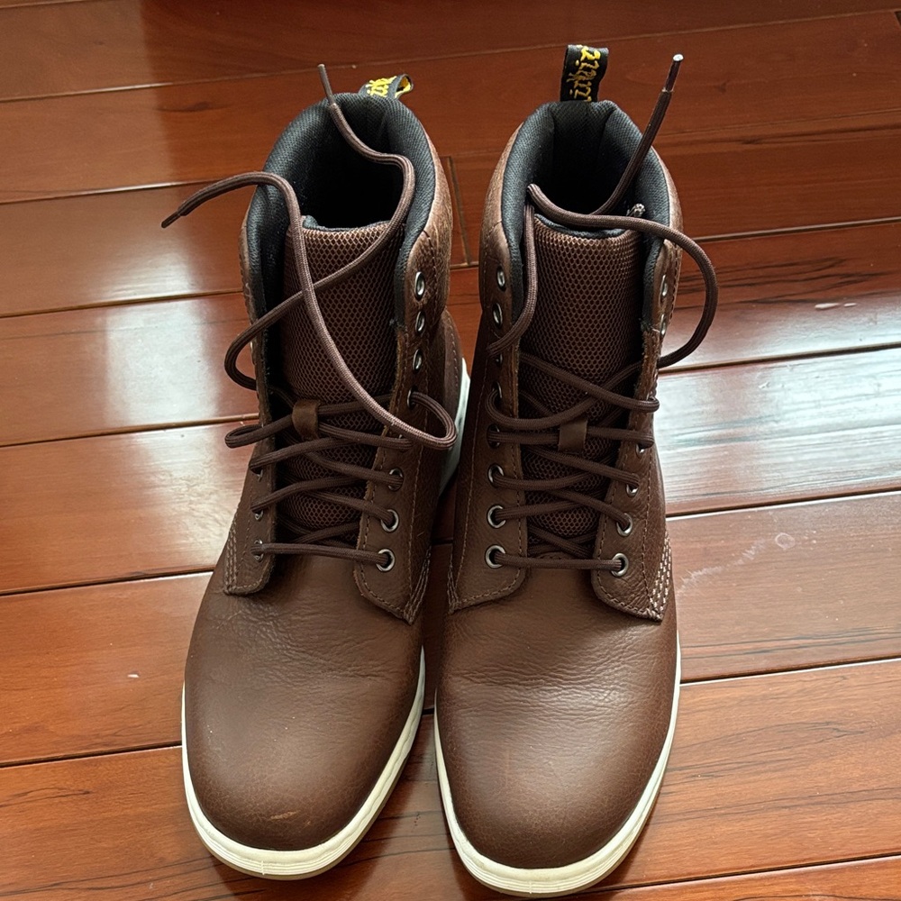 Dr. Martens Brown Leather Men's Boots